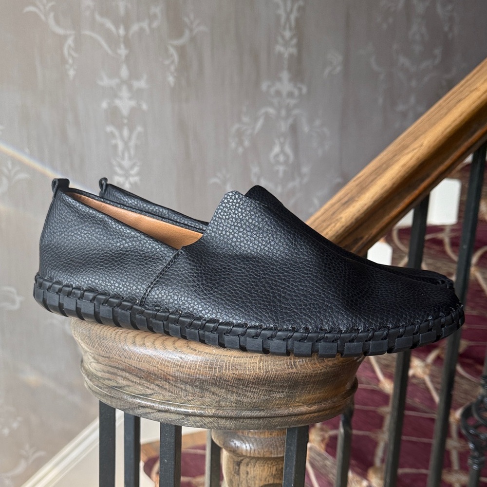 Leather loafers men’s NWOT slip on US 13. Euro 47 - Picture 3 of 13